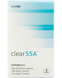 Buy Contact lenses Clear 55A 6 lenses Monthly, -1.50 / 14.5 / 8.7, 6 pcs. | Online Pharmacy | https://buy-pharm.com