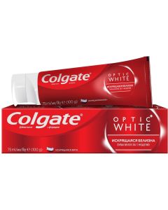 Buy Colgate Toothpaste 'Optic White', whitening, 75 ml | Online Pharmacy | https://buy-pharm.com