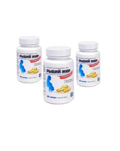 Buy Fish oil, purified, 90 capsules, 700mg, 3 packs per course | Online Pharmacy | https://buy-pharm.com