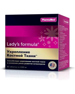 Buy Lady's formula 'Strengthening Bone Tissue' tablets 2.0 g each # 60  | Online Pharmacy | https://buy-pharm.com
