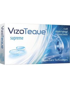 Buy Contact lenses VizoTeque Supreme 1 month, -5.50 / 14.2 / 8.6, transparent, 6 pcs. | Online Pharmacy | https://buy-pharm.com
