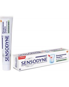 Buy Sensodyne toothpaste Daily protection Frosty mint, for sensitive teeth, 65 ml | Online Pharmacy | https://buy-pharm.com