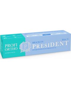 Buy Toothpaste PresiDENT Profi Ortho Braces, 75 RDA, 50 ml | Online Pharmacy | https://buy-pharm.com