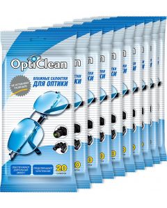Buy Wet wipes Avangard Opti Clean No. 20, for optics, 10 packs | Online Pharmacy | https://buy-pharm.com