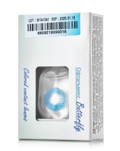 Buy Colored contact lenses Ophthalmix 1Tone 3 months, -5.00 / 14.2 / 8.6, blue, 2 pcs. | Online Pharmacy | https://buy-pharm.com