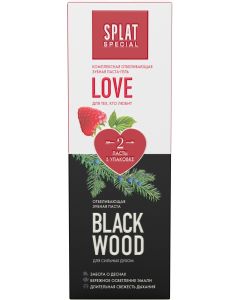Buy Splat Special Love & Blackwood, a set of toothpastes, 2 pcs 75 ml each  | Online Pharmacy | https://buy-pharm.com