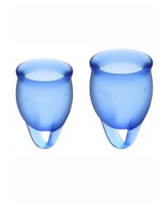 Buy Set of menstrual cups Satisfyer Feel confident blue | Online Pharmacy | https://buy-pharm.com