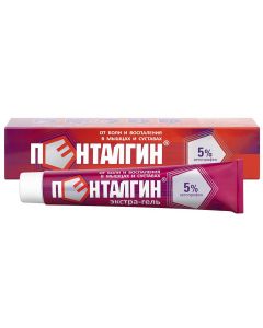 Buy Pentalgin extra-gel gel for narcotics. approx. 5% tube 30g | Online Pharmacy | https://buy-pharm.com