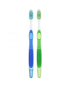 Buy Oral-B, 3D White, Bright Toothbrushes , Medium, 2 pieces  | Online Pharmacy | https://buy-pharm.com