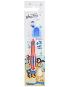 Buy Pasta del Capitano Children's toothbrush from 3 years old soft color red | Online Pharmacy | https://buy-pharm.com