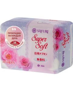 Buy Sayuri Sanitary pads Super Soft, 15 cm, 36 pcs | Online Pharmacy | https://buy-pharm.com