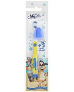 Buy Pasta del Capitano Children's toothbrush from 3 years old soft color yellow | Online Pharmacy | https://buy-pharm.com