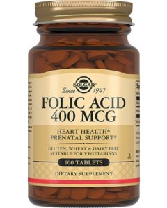 Buy Solgar, Folic Acid 'Folic acid', 400 mcg, 100 tablets | Online Pharmacy | https://buy-pharm.com