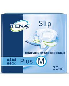 Buy Tena Slip Plus M Adult Diapers, 30 pcs | Online Pharmacy | https://buy-pharm.com