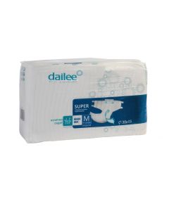 Buy Diapers diapers for adults Dailee Super M 75- 110 cm 30pcs / pack, 8 drops | Online Pharmacy | https://buy-pharm.com