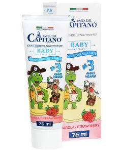 Buy Pasta del Capitano Children's Toothpaste 3+ 'Strawberry', 75 ml | Online Pharmacy | https://buy-pharm.com