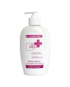 Buy Magrav Inti Med Cream-soap for intimate hygiene Flower care 250 ml | Online Pharmacy | https://buy-pharm.com