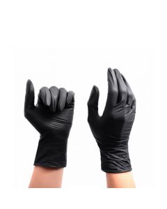 Buy Disposable gloves, nitrile, black, size S, 6 pairs. | Online Pharmacy | https://buy-pharm.com