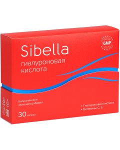 Buy Sibella HYALURONIC ACID - deeply moisturizes the skin from the inside caps. 0,34g # 30 | Online Pharmacy | https://buy-pharm.com