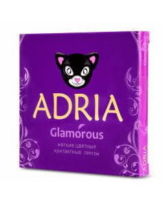 Buy Adria 'Glamorous' colored contact lenses 3 months, -3.00 / 14.5 / 8.6, brown, 2 pcs. | Online Pharmacy | https://buy-pharm.com