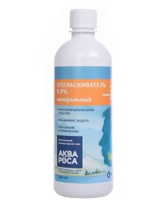 Buy AquaRosa mineral rinse for mouth, throat and nose 0.9% 500ml | Online Pharmacy | https://buy-pharm.com