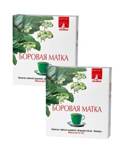 Buy BAA for food 'Herbal tea drink' BOROVAYA MATKA - BIOKOR ', 25 g - 2 packs | Online Pharmacy | https://buy-pharm.com