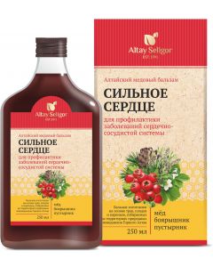 Buy Altay Seligor Altay honey balm 'Strong Heart', 250 ml | Online Pharmacy | https://buy-pharm.com