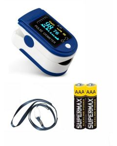 Buy Pulse oximeter with a color OLED display on a finger, batteries included | Online Pharmacy | https://buy-pharm.com