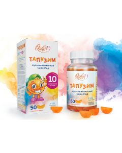 Buy 'TAPUZIM multivitamin marmalade. 50 gummies. 10 vitamins + zinc. Made in Israel. | Online Pharmacy | https://buy-pharm.com