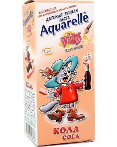 Buy AQUARELLE KIDS Children's toothpaste, Cola flavor, 50 ml | Online Pharmacy | https://buy-pharm.com