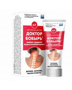 Buy Dr. Bobyr / Dr. Bobyr No. 1 Cream-balm for back and neck, 75 ml for the cervicothoracic spine | Online Pharmacy | https://buy-pharm.com