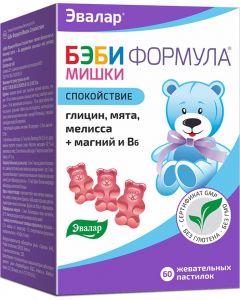Buy Baby Bear Formula Calm chewed lozenges. 2.5g No. 60 (BAA) | Online Pharmacy | https://buy-pharm.com