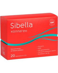 Buy Sibella COLLAGEN powder - helps to slow down the aging process of the skin pack. 7g # 20  | Online Pharmacy | https://buy-pharm.com