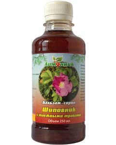 Buy NPK lemongrass. 'Balsam-syrup Rosehip with taiga herbs' Immunity. A source of vitamins. 250 ml. | Online Pharmacy | https://buy-pharm.com