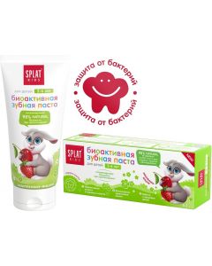 Buy Splat Toothpaste for children Strawberry-cherry, antibacterial, from 2 up to 6 years, 50 ml | Online Pharmacy | https://buy-pharm.com
