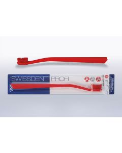 Buy Swissdent Profi Toothbrush brush, medium hard, red | Online Pharmacy | https://buy-pharm.com