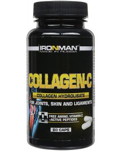 Buy Preparation for joints and ligaments Ironman Collagen 'Collagen-C', 60 capsules | Online Pharmacy | https://buy-pharm.com