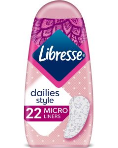 Buy Libresse Dailies Style Micro panty liners, 22 pcs | Online Pharmacy | https://buy-pharm.com