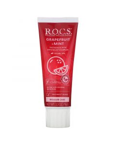 Buy ROCS, Grapefruit Mint Toothpaste, 3.3 oz (94 g) | Online Pharmacy | https://buy-pharm.com