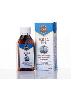 Buy Oil 'ZHIVA No. 4' with propolis and herbal supplements for the intestines. | Online Pharmacy | https://buy-pharm.com