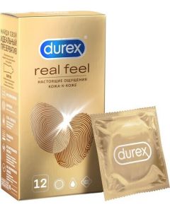 Buy Condoms Durex Real Feel for natural sensations №12 | Online Pharmacy | https://buy-pharm.com