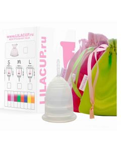Buy LilaCup BOX PLUS menstrual cup size M transparent | Online Pharmacy | https://buy-pharm.com