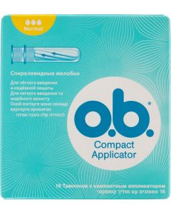 Buy OB Tampons 'Compact Applicator Normal', 16 pcs | Online Pharmacy | https://buy-pharm.com