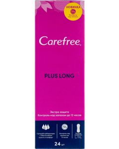 Buy Carefree Plus Panty liners 'Long', 24 pcs | Online Pharmacy | https://buy-pharm.com