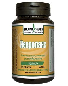 Buy BAD Nevrolax, natural soothing herbal tablets, Bulgar Herbs, 500 mg | Online Pharmacy | https://buy-pharm.com