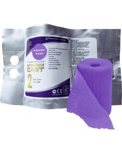 Buy Polymer bandage Intrarich IR-0029, rigid fixation Cast, purple, 5 cm x 3.6 m | Online Pharmacy | https://buy-pharm.com