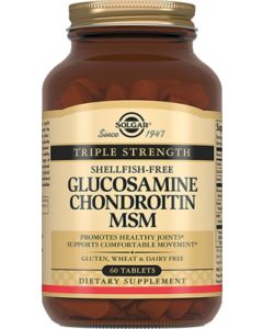 Buy Solgar, Glucosamine Chondroitin MSM 'Glucosamine-Chondroitin and methylsulfonylmethane', 60 tablets | Online Pharmacy | https://buy-pharm.com