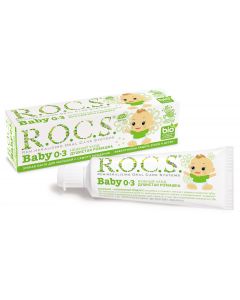 Buy Toothpaste ROCS baby Gentle care Scented chamomile, 0-3 years old, 45 g | Online Pharmacy | https://buy-pharm.com
