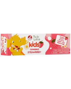 Buy Twin Lotus Kids Chamomile & Strawbery Toothpaste (Strawberry and Chamomile), 50 g | Online Pharmacy | https://buy-pharm.com