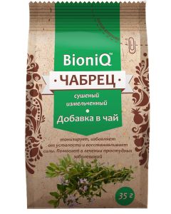 Buy Dried thyme BioniQ Tea additive, 36 g | Online Pharmacy | https://buy-pharm.com
